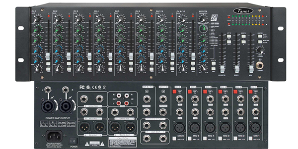 TA-G102R机架式调音台（带功放）